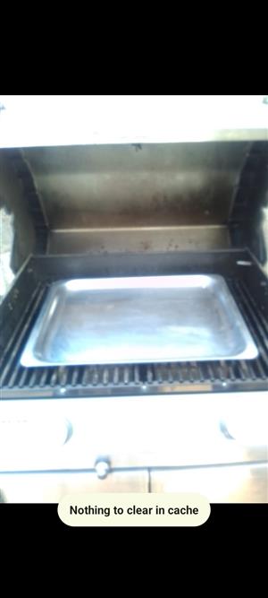 Commercial 4 burner gas braai