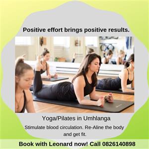 Pilates, Yoga, Stretching and Body Strengthening exercises with coach Leonard 