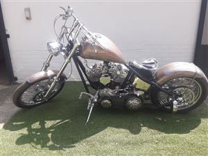 Harley-Davidson - 2020 Full Custom Shovel- Head Bobber. 