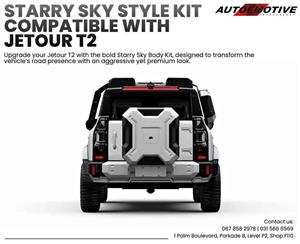 STARRY SKY STYLE KIT COMPATIBLE WITH JETOUR T2