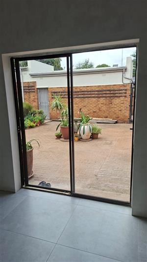 Glass sliding doors