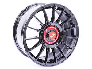 17″ SS257 4/100 & 4/108 Gloss Black Alloy Wheels