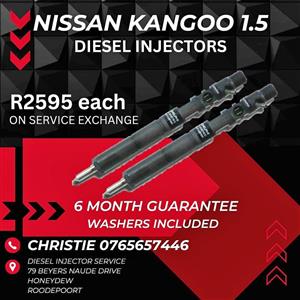 Nissan Kangoo 1.5 Diesel Injectors for sale