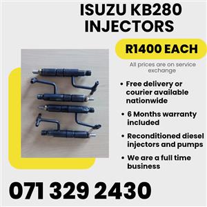 ISUZU KB280 INJECTORS FOR SALE WITH WARRANTY INCLUDED 