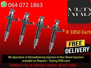 DIESEL INJECTORS FOR TOYOTA HILUX DIESEL INJECTORS FOR SALE