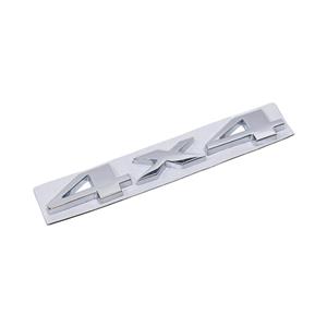 Universal Chrome 4×4 Raised Badge (8.5x3cm)