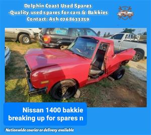 Nissan 1400 bakkie breaking up for spares