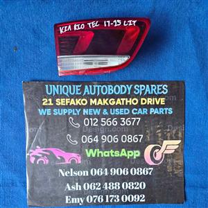 Kia Rio Tec Left Inner Tail Light 2017-2025