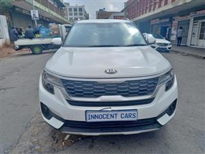 2021 KIA SELTOS 1.6 GLS  PETROL, AUTOMATIC TRANSMISSION, WHITE COLOUR, MILEAGE 76000KM