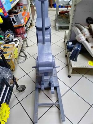 Childrens Grey Wooden Rocking Horse