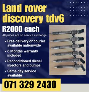 LAND ROVER DISCOVERY TDV6 INJECTORS FOR SALE 