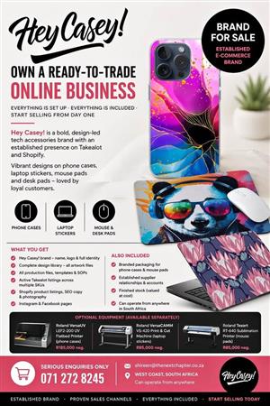 Ready-to-Run E-Commerce Brand for Sale — Hey Casey!