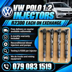 VW POLO 1.2 INJECTORS FOR SALE 