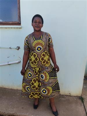 Good and hardworking Malawian maid, nanny, cook, cleaner, caregiver for stay in