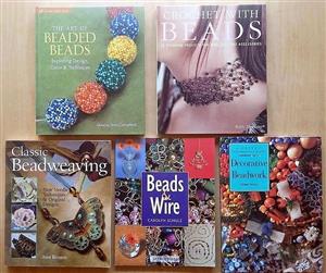 5 Making jewellery with beads books. 