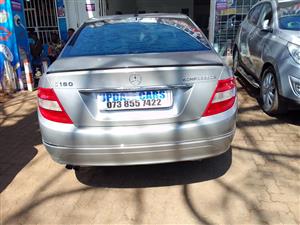 2009 MERCEDES BENZ C180 AUTOMATIC SILVER COLOR SUNROOF LEATHER SEAT PETROL 98.000KM 
