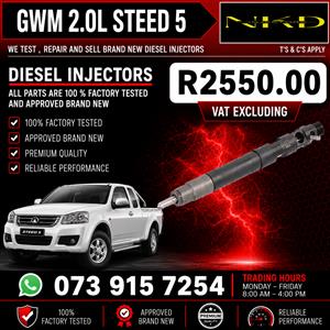 GWM_2.0L_STEED_5_Injectors_On_Repair 