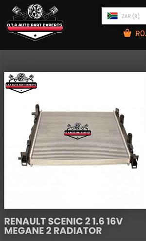 RENAULT SCENIC 2 1.6 16V MEGANE 2 RADIATOR