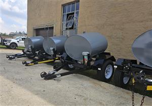 500L Mild Steel mobile tank trailer 