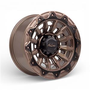 18″ A-Line Eagle 5/150 Bronze Black Lip Alloy Wheels