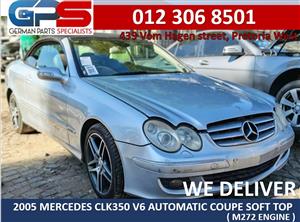 2005 MERCEDES CLK350 V6 AUTOMATIC COUPE SOFT TOP STRIPPING FOR SPARES