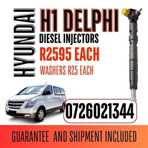 Hyundai H1 Delphi diesel injectors for sale