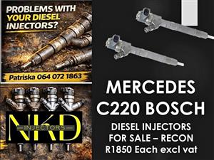 MERCEDES C220 - DIESEL INJECTORS AND FREE COPPER WASHERS 