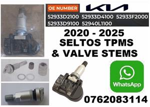 Kia Seltos TPMS tyre pressure monitor sensors and valves 