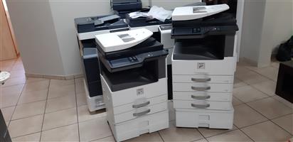 Like new SHARP MX264N B/W printer/copier short term rental R391 per month! No finance required 