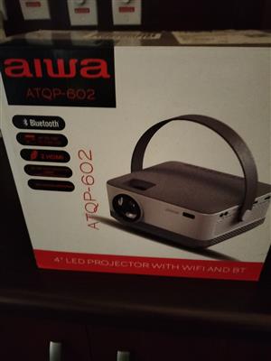 Aiwa 4" LED Projector With WiFi & Bluetooth ATQP-602 AIWA USB | HDMI | 720P | 92