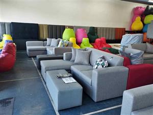 Massive Couches Headboards Ottomans Showroom Sale