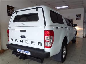 2016 Ford Ranger 2.2 6speed 4x2 Double Cab  With Canopy  White Color Manual, Diesel 86000km