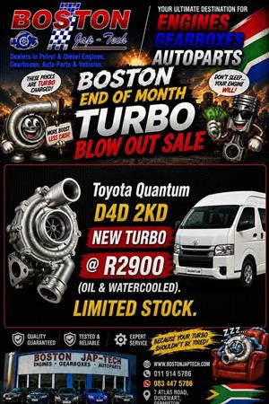 Toyota 2KD New Turbo 