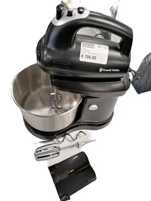 Russell Hobbs Deluxe Pro Food Mixer, with Attachments, 6 Months Warranty DM for more details.