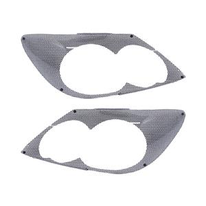 Carbon Look Headlight Shields for Toyota Fortuner 2006-2008