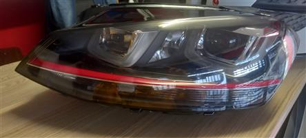 2016 VW GOLF 7 GTI HEADLIGHT LEFTSIDE 