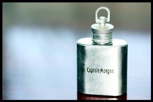 Captain Morgan Stainless Steel 10z Mini Flask Junk Mail Captain Morgan Stainless Steel 10z Mini Flask