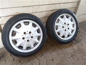 15" MERCEDES WHEELS
