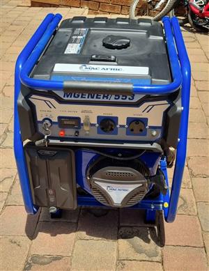 GENERATOR - MGENER 553 6.5KVA (5KW) in As-New Condition