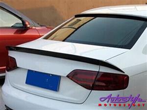 Audi A4 B8 3piece Bootspoiler Fiber glass