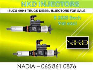 Isuzu 4HK1 diesel injectors for sale