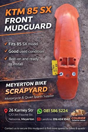KTM 85 SX mudguard. Meyerton bike scrapyard new & secondhand spares. Andre