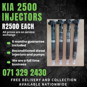 KIA 2500 INJECTORS FOR SALE WITH WARRANTY 