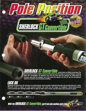 Extension Pole Wooster Brush Sherlock GT Aluminium Convertible , 2.5m for painting, cleaning etc.