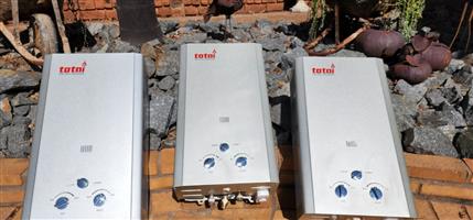Used totai silver 12l gas geysers.Werent used for long.in perfect working condit