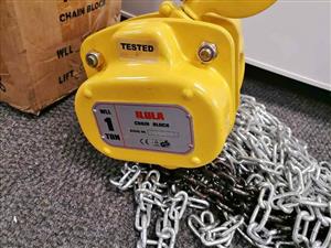 ILULA Manual Chain Block with a working load limit (WLL) of 1 Ton. At Cash Converters Blairgowrie Pl