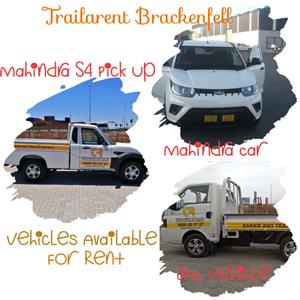 Trailers and Bakkies for rent.