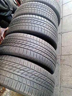4 X 255/55/20 Goodyear SUV tyres 