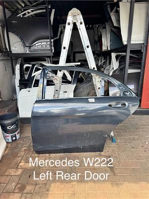 Mercedes W222 Left Rear Back Door