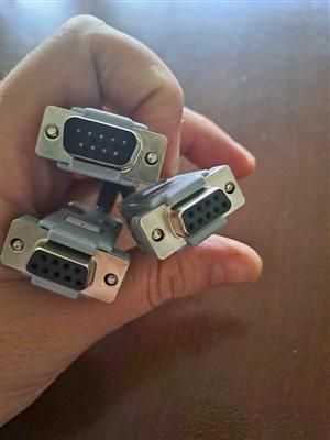 9 pin 1xmale -2x Female